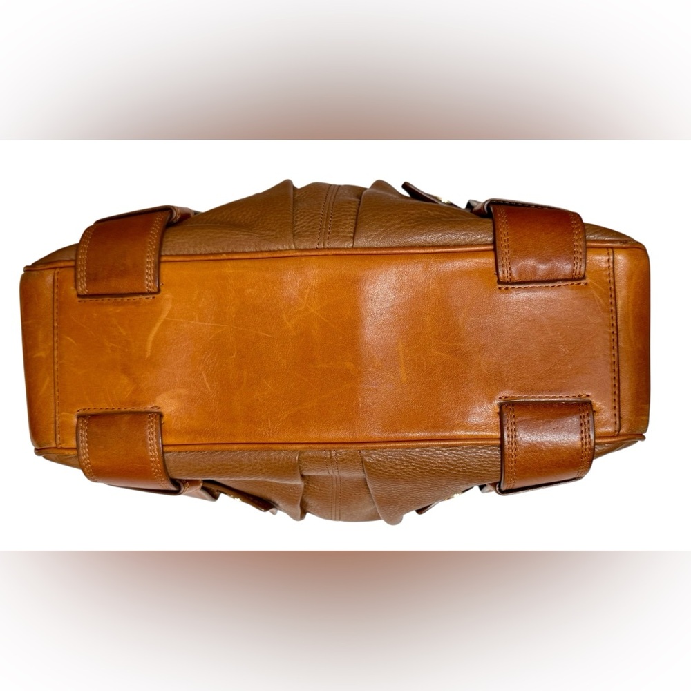 Michael Kors Two-Tone Leather Hobo Shoulder Bag - Picture 7 of 14
